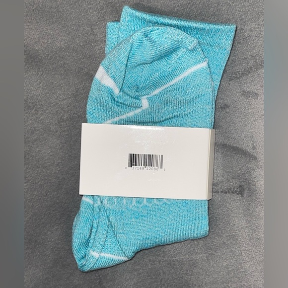 SWEET FEET DESIGNS - Turquoise Crew Socks - NWT - Picture 3 of 3